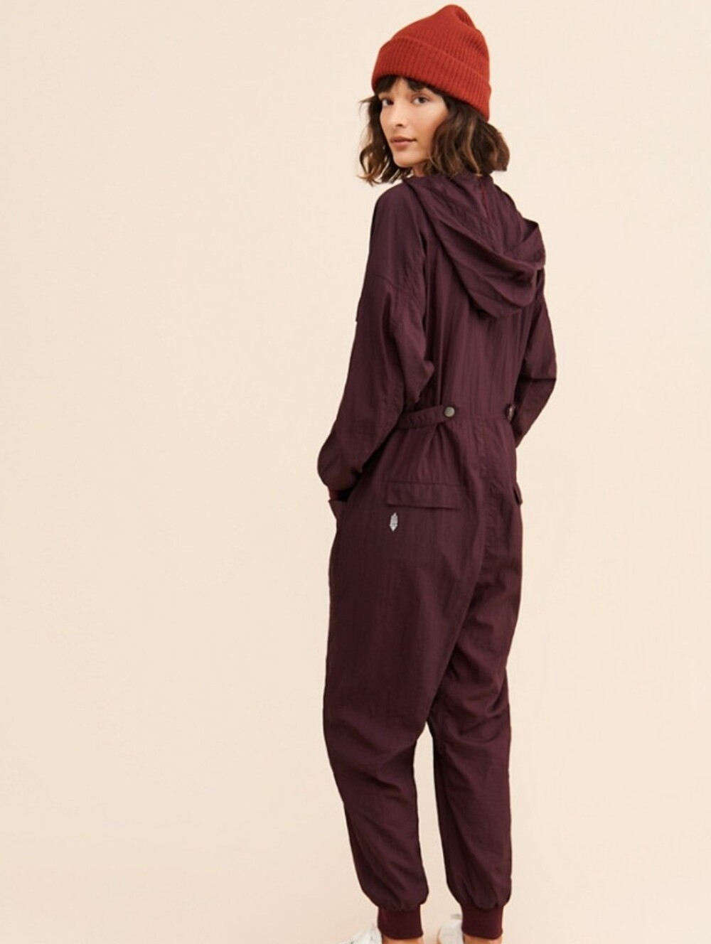 Free People Movement 'Speak My Language' parachute runsie Jumpsuit. Size Small - Picture 2 of 9